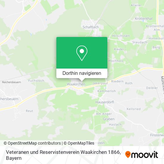 Veteranen und Reservistenverein Waakirchen 1866 Karte