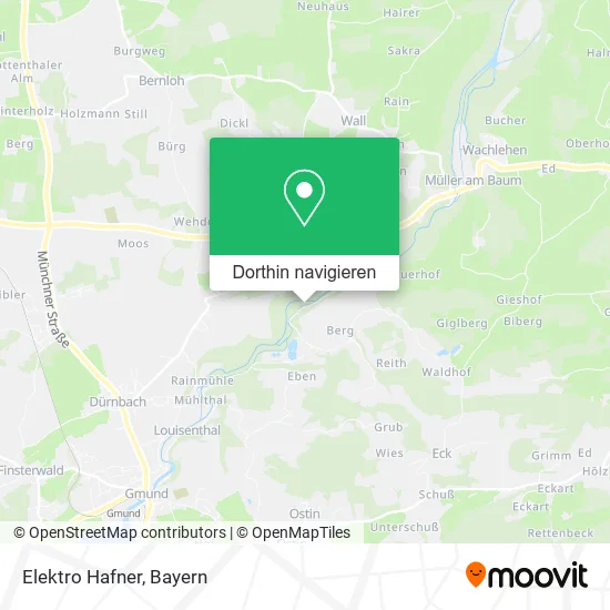 Elektro Hafner Karte