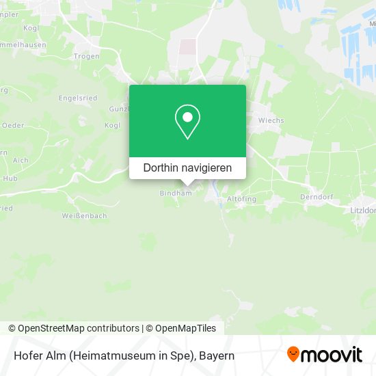 Hofer Alm (Heimatmuseum in Spe) Karte