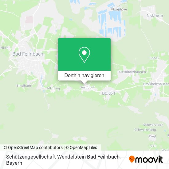 Schützengesellschaft Wendelstein Bad Feilnbach Karte
