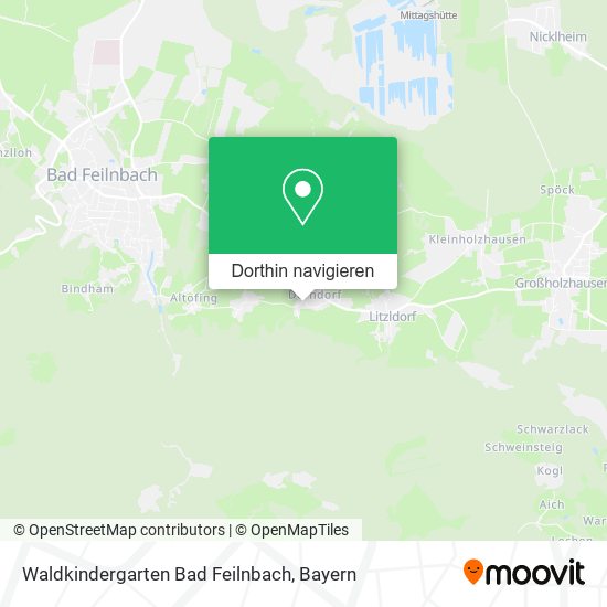 Waldkindergarten Bad Feilnbach Karte