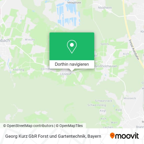Georg Kurz GbR Forst und Gartentechnik Karte