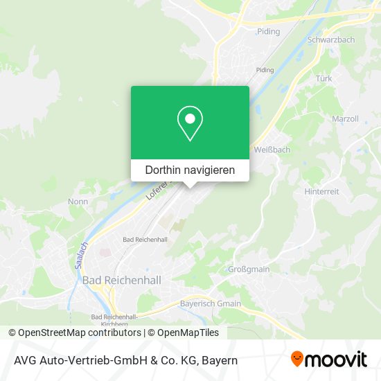 AVG Auto-Vertrieb-GmbH & Co. KG Karte