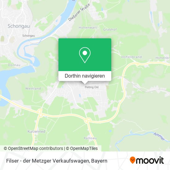 Filser - der Metzger Verkaufswagen Karte
