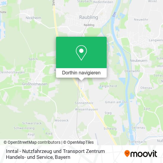 Inntal - Nutzfahrzeug und Transport Zentrum Handels- und Service Karte
