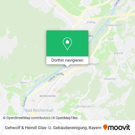 Gehwolf & Heindl Glas- U. Gebäudereinigung Karte