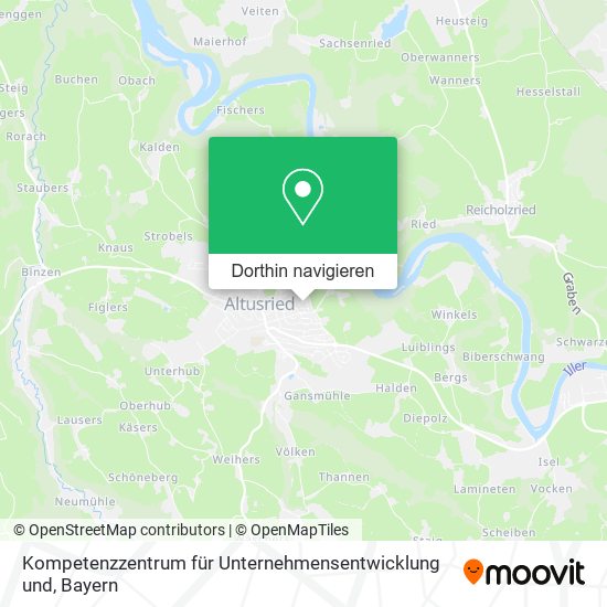 Kompetenzzentrum für Unternehmensentwicklung und Karte