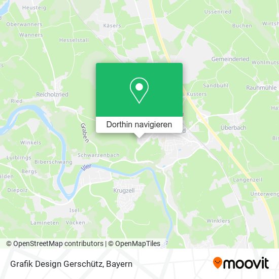 Grafik Design Gerschütz Karte