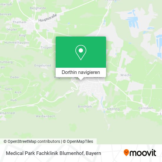 Medical Park Fachklinik Blumenhof Karte