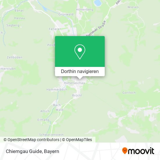 Chiemgau Guide Karte