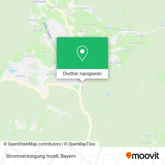 Stromversorgung Inzell Karte