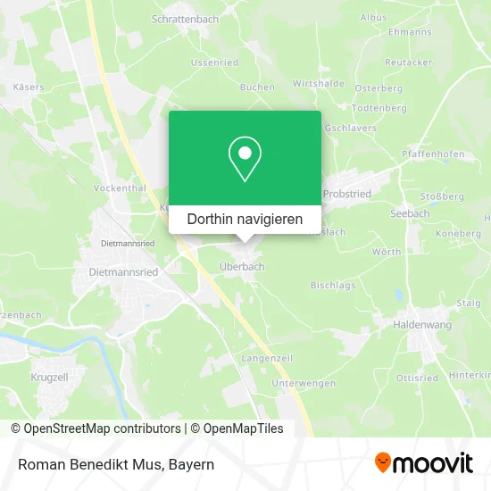 Roman Benedikt Mus Karte