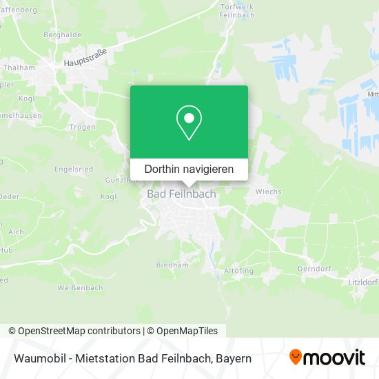 Waumobil - Mietstation Bad Feilnbach Karte