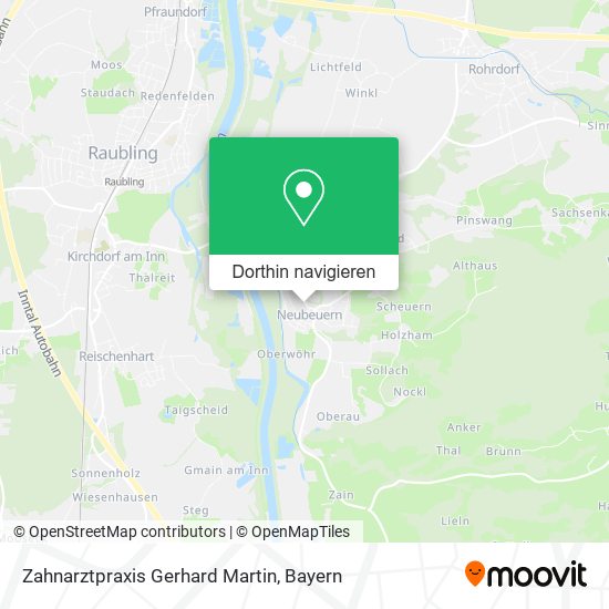 Zahnarztpraxis Gerhard Martin Karte