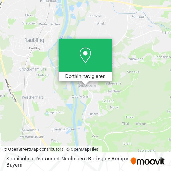Spanisches Restaurant Neubeuern Bodega y Amigos Karte