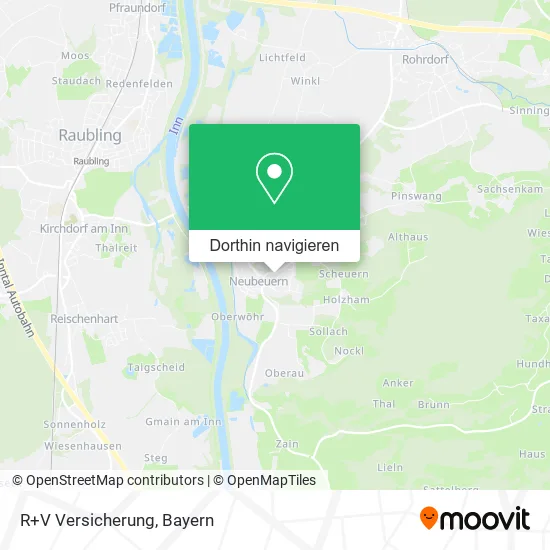 R+V Versicherung Karte