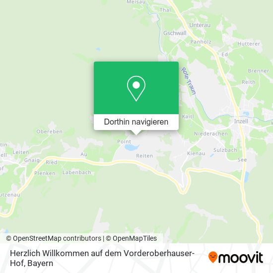 Herzlich Willkommen auf dem Vorderoberhauser-Hof Karte