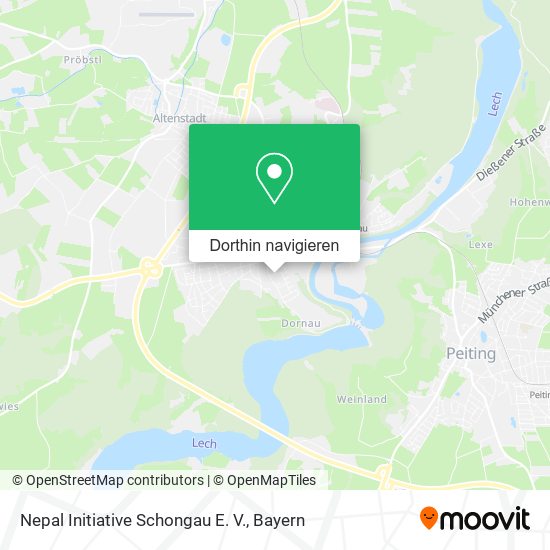 Nepal Initiative Schongau E. V. Karte