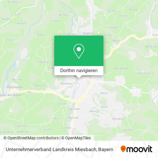 Unternehmerverband Landkreis Miesbach Karte