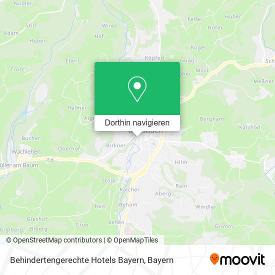 Behindertengerechte Hotels Bayern Karte