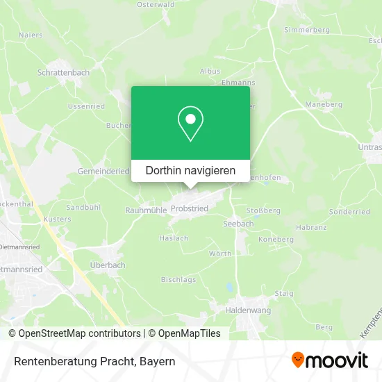 Rentenberatung Pracht Karte