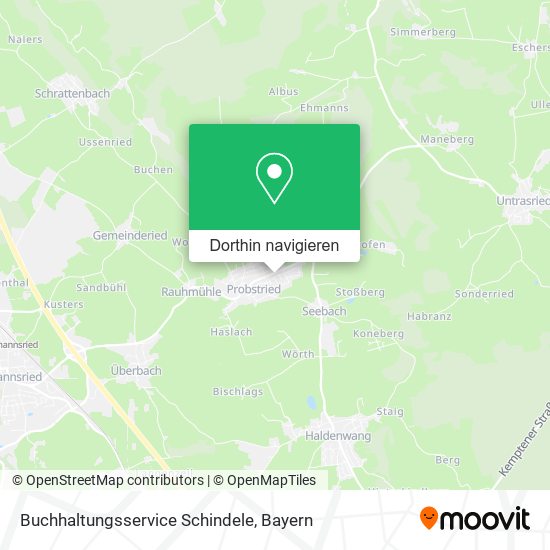 Buchhaltungsservice Schindele Karte