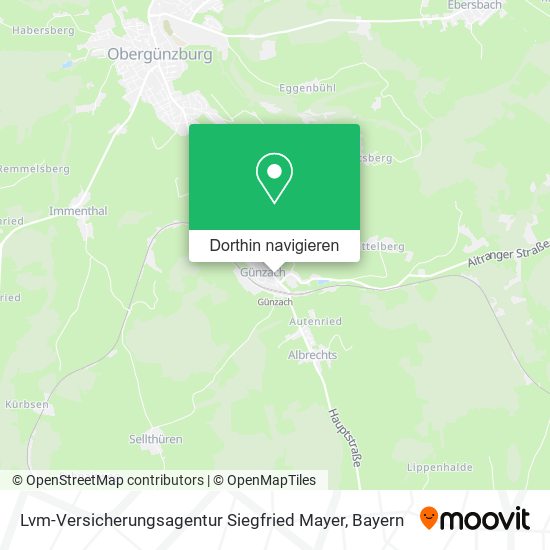 Lvm-Versicherungsagentur Siegfried Mayer Karte