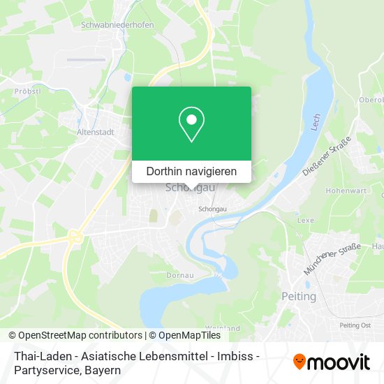 Thai-Laden - Asiatische Lebensmittel - Imbiss - Partyservice Karte