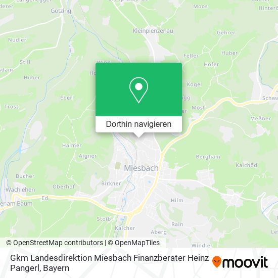 Gkm Landesdirektion Miesbach Finanzberater Heinz Pangerl Karte