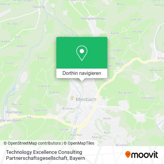 Technology Excellence Consulting Partnerschaftsgesellschaft Karte
