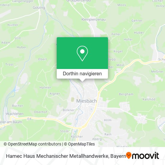 Hamec Haus Mechanischer Metallhandwerke Karte