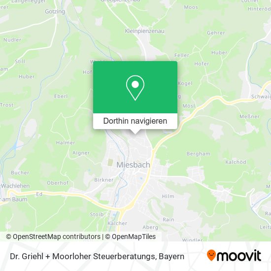 Dr. Griehl + Moorloher Steuerberatungs Karte