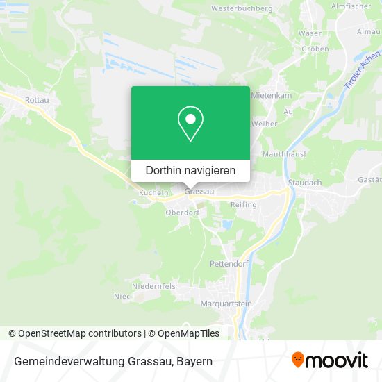 Gemeindeverwaltung Grassau Karte
