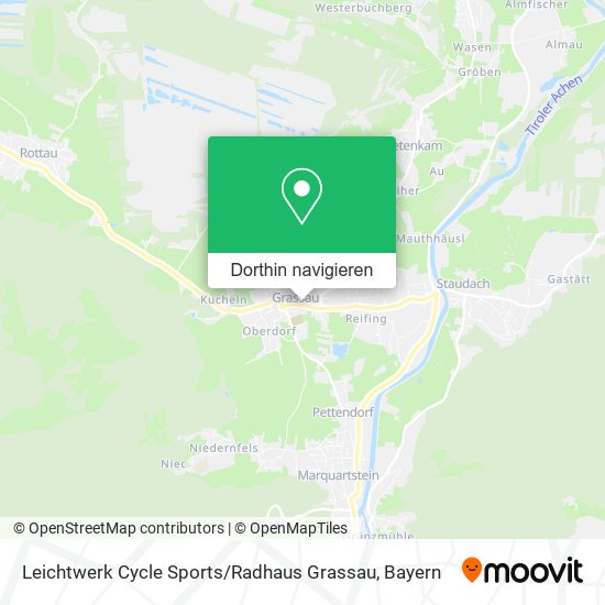 Leichtwerk Cycle Sports / Radhaus Grassau Karte
