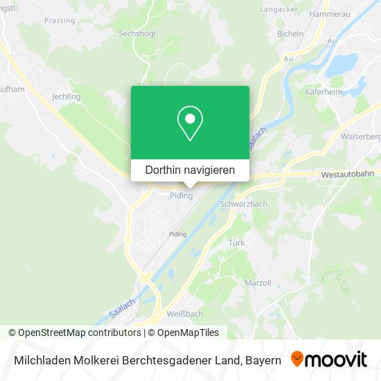 Milchladen Molkerei Berchtesgadener Land Karte