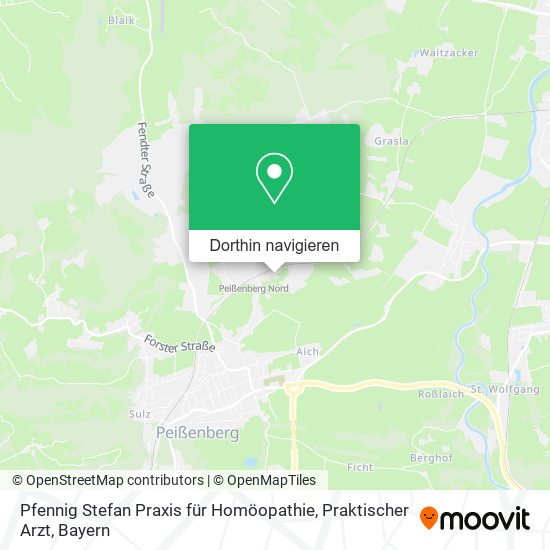 Pfennig Stefan Praxis für Homöopathie, Praktischer Arzt Karte
