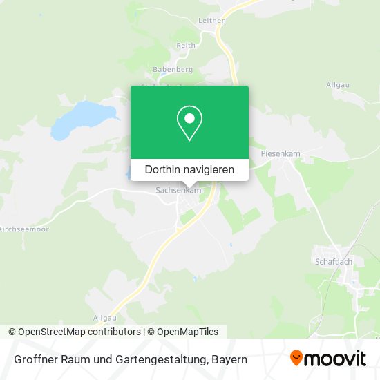 Groffner Raum und Gartengestaltung Karte