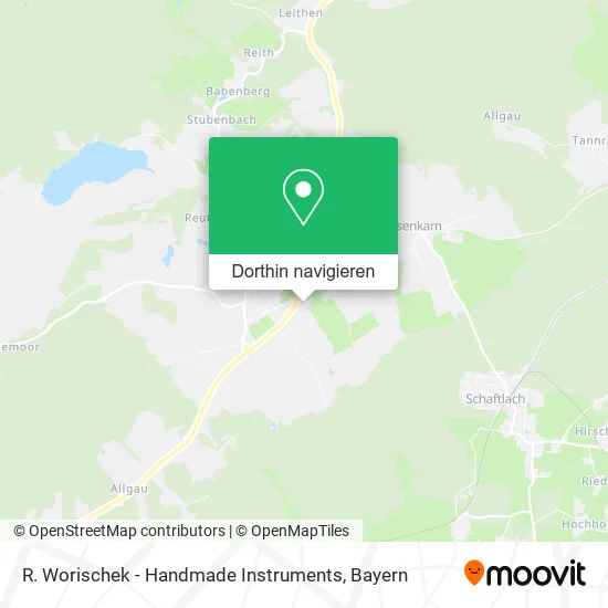 R. Worischek - Handmade Instruments Karte