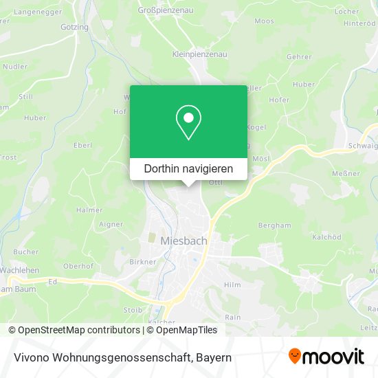 Vivono Wohnungsgenossenschaft Karte