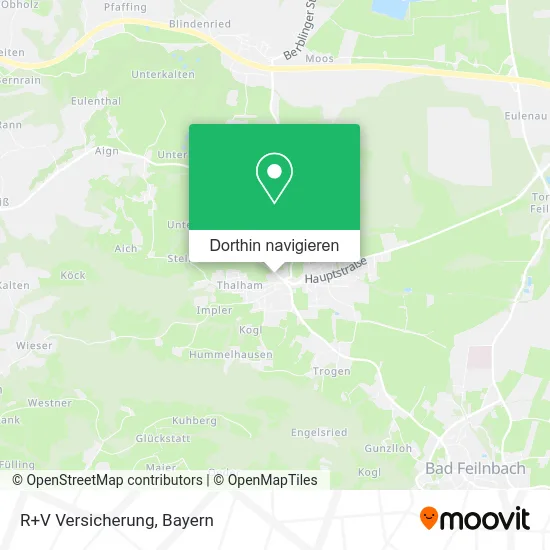 R+V Versicherung Karte