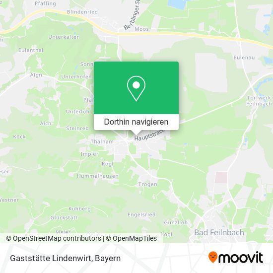 Gaststätte Lindenwirt Karte