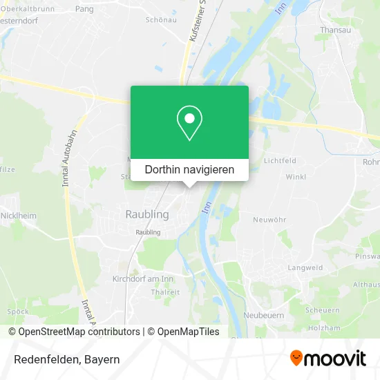 Redenfelden Karte