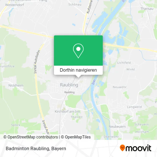 Badminton Raubling Karte