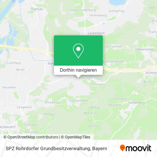 SPZ Rohrdorfer Grundbesitzverwaltung Karte