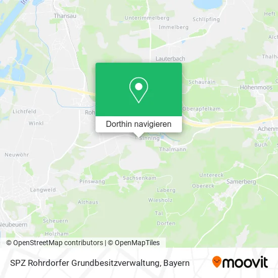 SPZ Rohrdorfer Grundbesitzverwaltung Karte