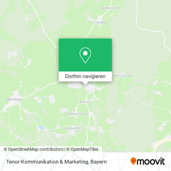 Tenor-Kommunikation & Marketing Karte