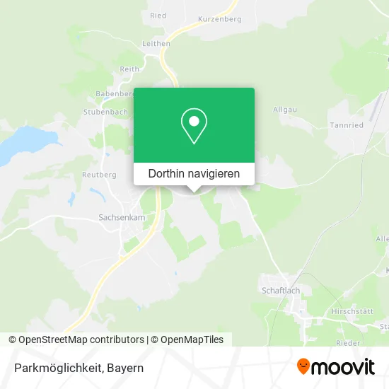 Parkmöglichkeit Karte