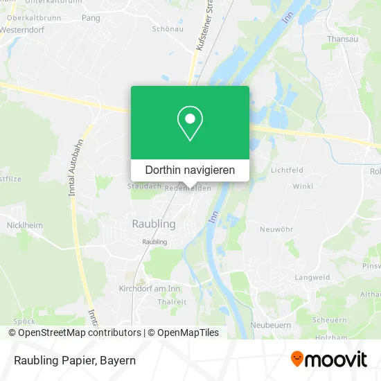 Raubling Papier Karte