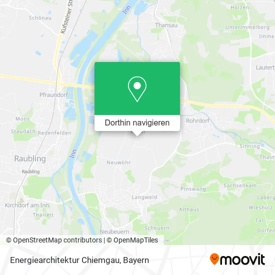 Energiearchitektur Chiemgau Karte