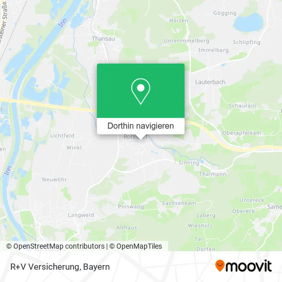 R+V Versicherung Karte